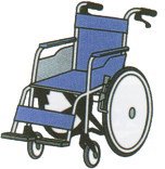 車椅子の種類と各部の名称
